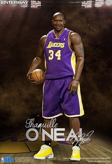 NBA: Shaquille O'Neal - Collection Real Masterpiece 1:6 Actionfigur - Limited 2-Pack Edition By Enterbay 2 NBA: Shaquille O'Neal - Collection Real Masterpiece 1:6 Actionfigur - Limited 2-Pack Edition By Enterbay - Image 2