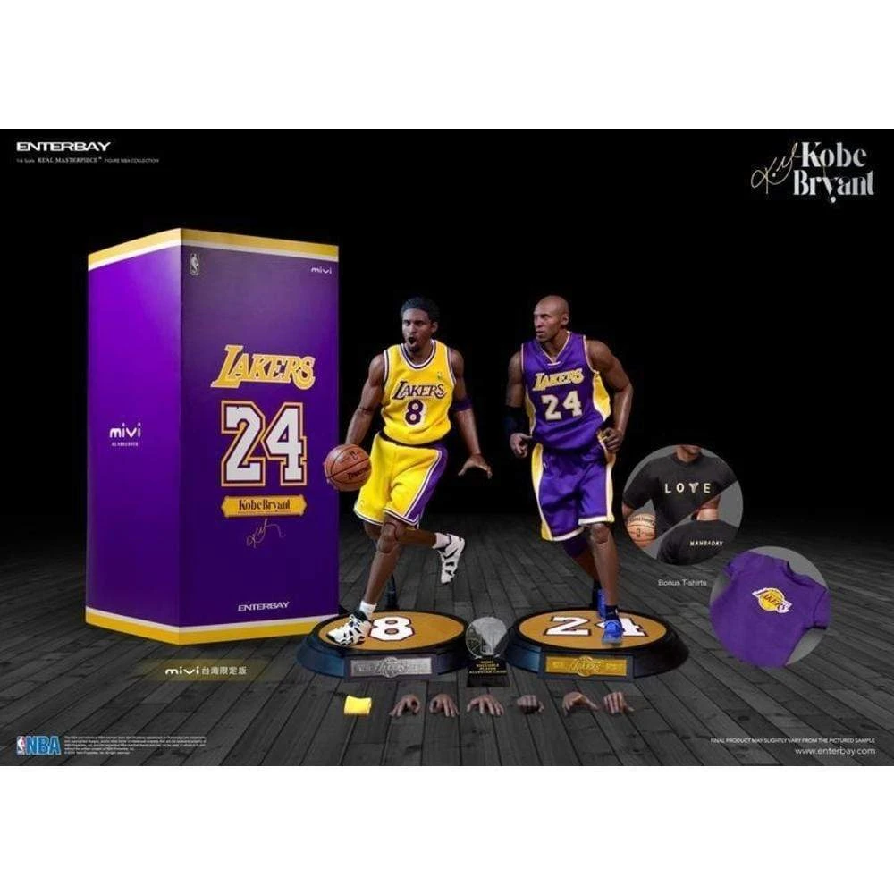 Enterbay : NBA - 1/6 Kobe Bryant Action Figure Re-Edition 2 Enterbay : NBA - 1/6 Kobe Bryant Action Figure Re-Edition - Image 2