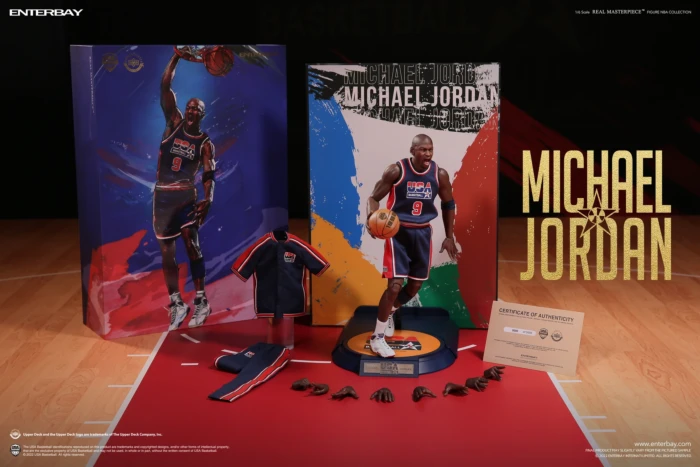 NBA Basketball - Michael Jordan Barcelona ’92 1/6th Scale Enterbay Action Figure By Enterbay 4 NBA Basketball - Michael Jordan Barcelona ’92 1/6th Scale Enterbay Action Figure By Enterbay - Image 4