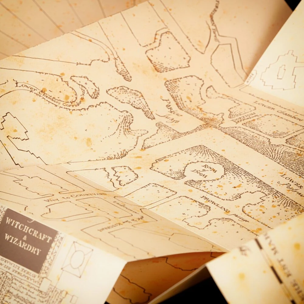 Harry Potter Wizarding World Marauder's Map Licensed Parchment Paper By Sihir Dukkani 5 Harry Potter Wizarding World Marauder's Map Licensed Parchment Paper By Sihir Dukkani - Image 5