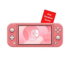 Nintendo Switch Lite - Coral Pink Bundle