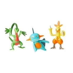 POKEMON ACTION X 3 FIGURES TOMY COD T18524