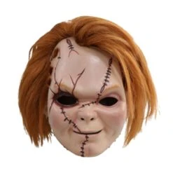 Curse Of Chucky : Scarred Chucky Mask With Hair By Trick Or Treat Studios