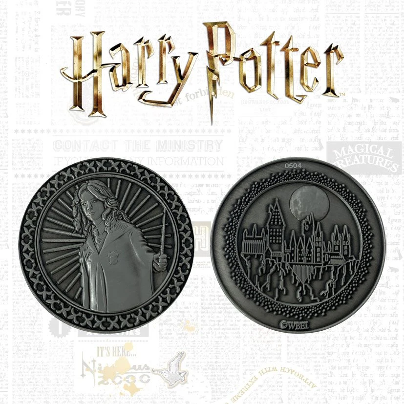 FANATTIK Harry Potter Coin - Hermione 1 FANATTIK Harry Potter Coin - Hermione