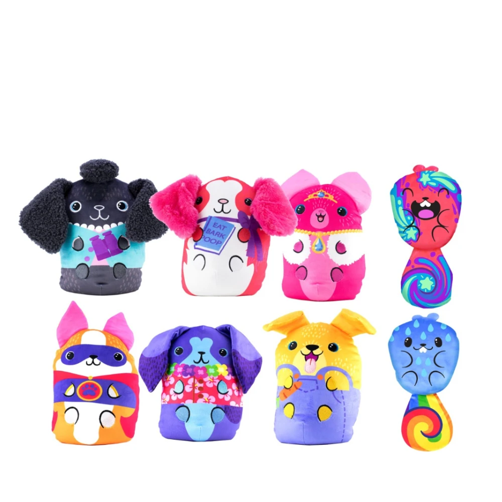 Dogs Vs Squirls 9" Jumbo Plush (1 Random) 1 Dogs Vs Squirls 9" Jumbo Plush (1 Random)