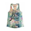 Tokidoki Artsy Corno Womens Blue Tank Top