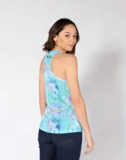 Tokidoki Artsy Corno Womens Blue Tank Top -Little Things Toys WBTA02001BLUM 000 003