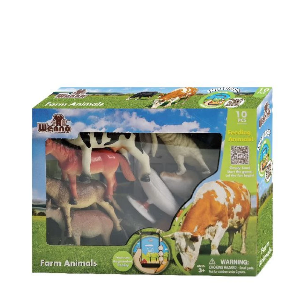 Farm Animals 10 Pieces Playset By Wenno Animal Planet 1 Farm Animals 10 Pieces Playset By Wenno Animal Planet