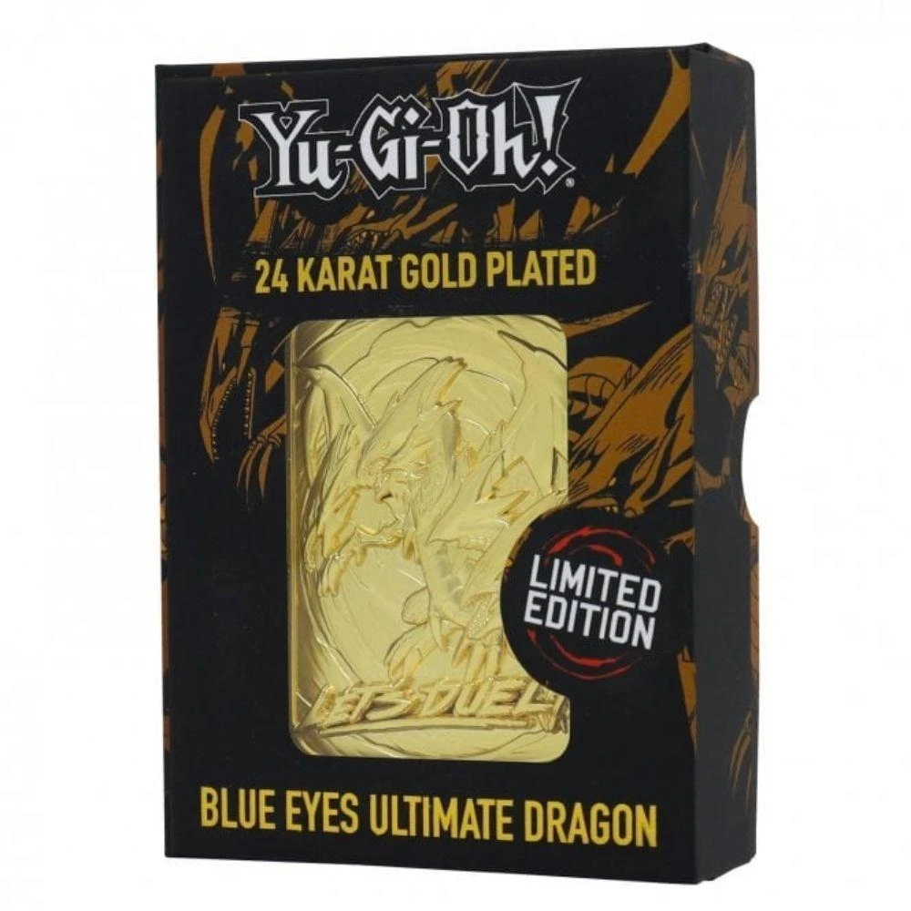 Yu-Gi-Oh! Limited Edition 24K Gold Plated Collectible - Blue Eyes Ultimate Dragon 1 Yu-Gi-Oh! Limited Edition 24K Gold Plated Collectible - Blue Eyes Ultimate Dragon
