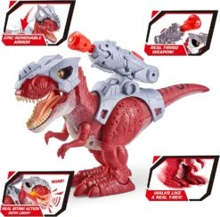 Robo Alive Dino Wars Series 1 T-Rex By Zuru 7 Robo Alive Dino Wars Series 1 T-Rex By Zuru -Little Things Toys ZURU 7132 000 004